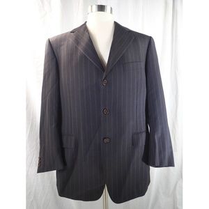 CANALI Super Mens Striped Suit/Blazer SZ41/42 C238